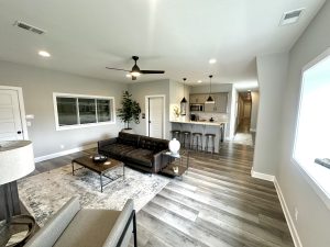 Private pilot lounge and meeting room at Hangar V